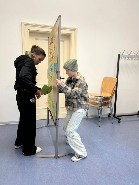 Pinnwände kamen viel zum Einsatz!