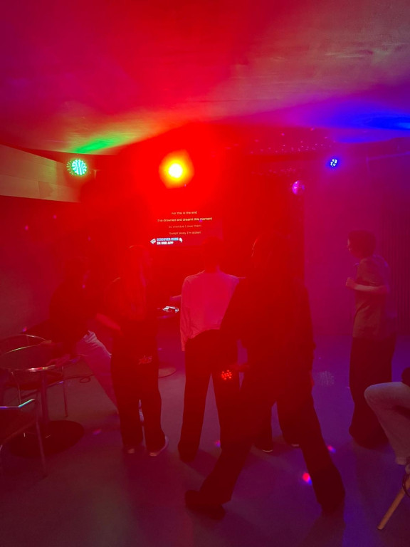 Abends kam auch Karaoke nicht zu kurz!